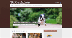 Desktop Screenshot of petsocialworker.org